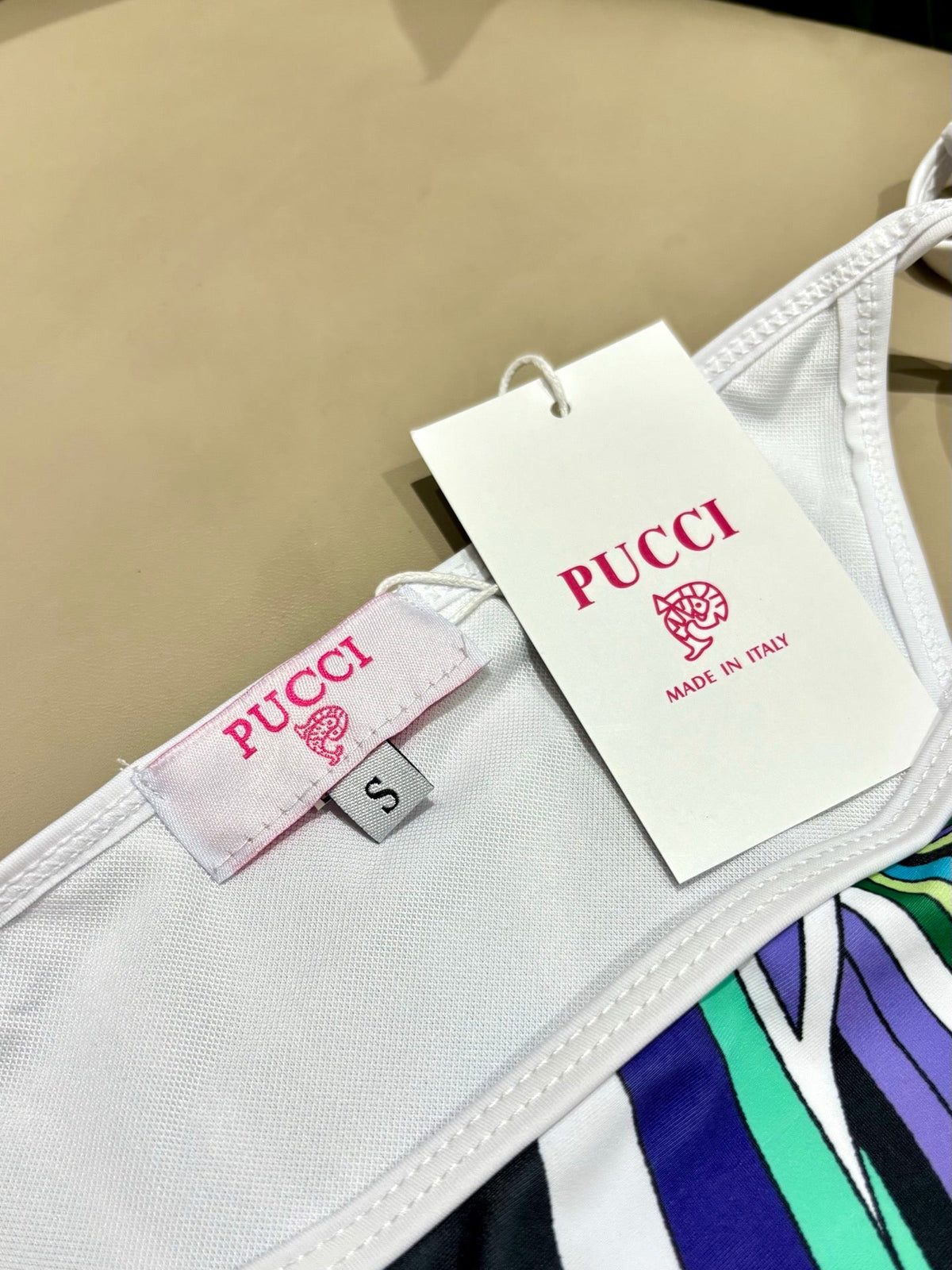 Pucci Printed Two-Piece Bikini Multicolor Cotton Blend 178598