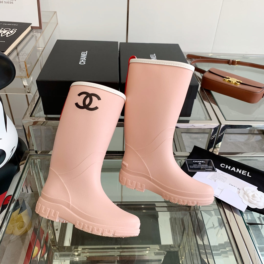 CC Rainboots Pink Rubber 204203