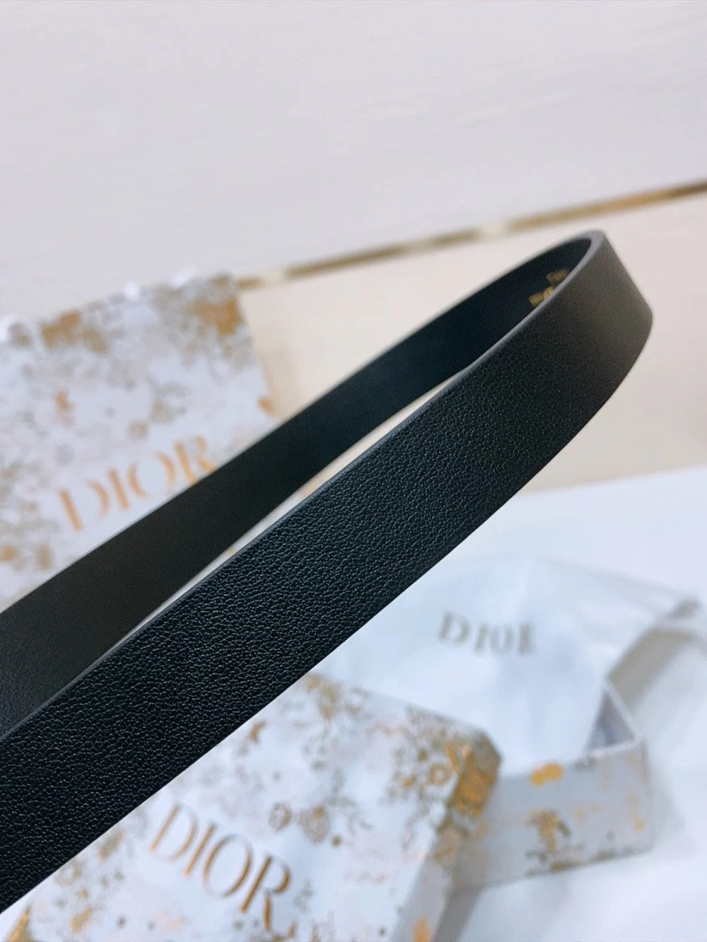 Dior 2026 Le Nœud de Dior Belt 1.8cm Calfskin