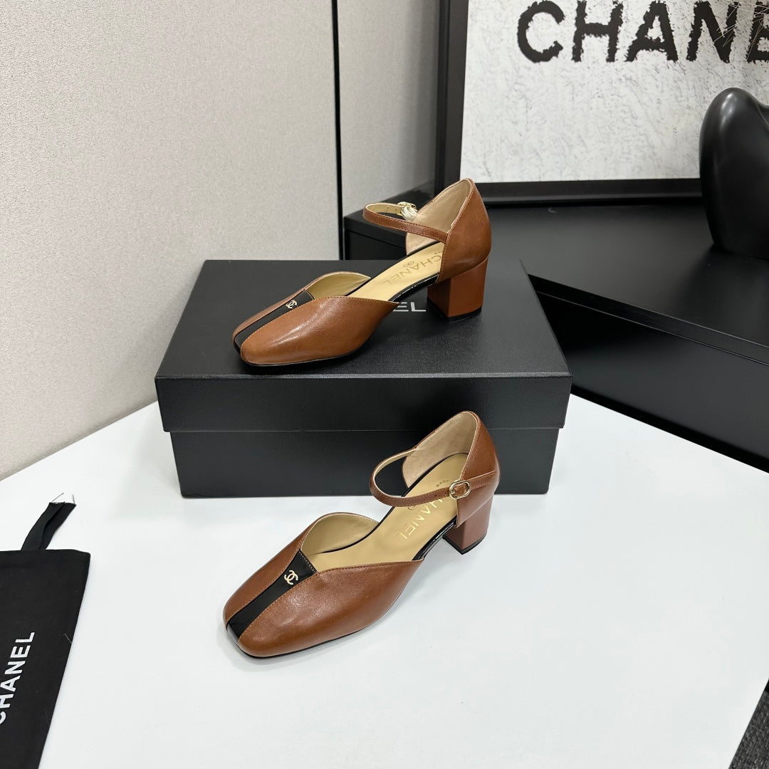 CC 2026 Mary Jane Sandals 65 Brown Cowhide 668120