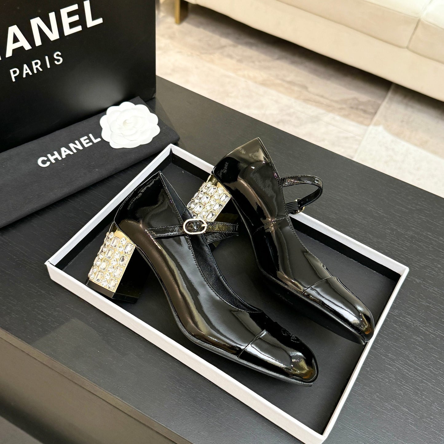 CC 2026 Mary Jane 65 Black Patent Leather 700645