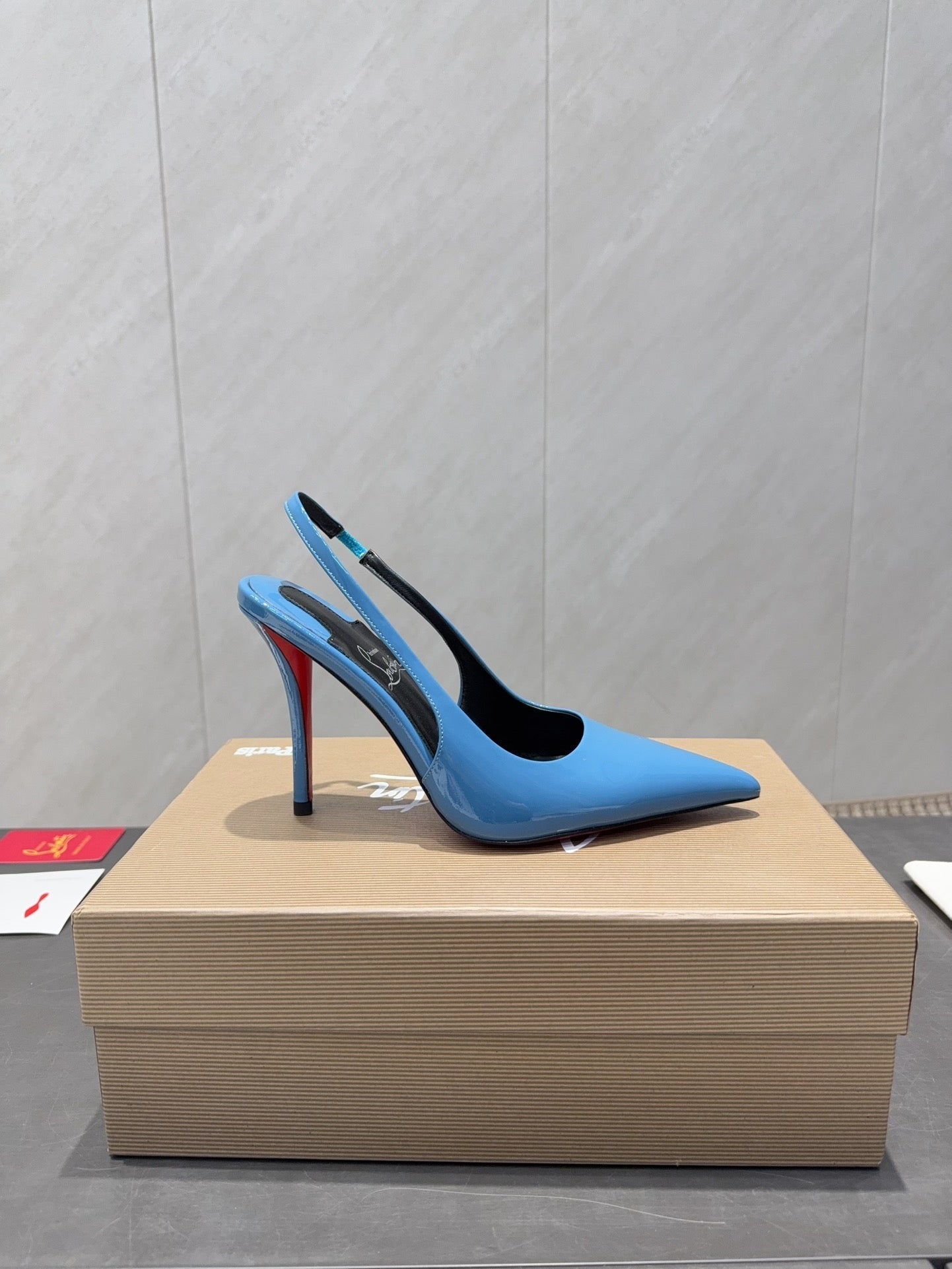 CL 26SS Slingback 100 Blue Patent Leather 613986