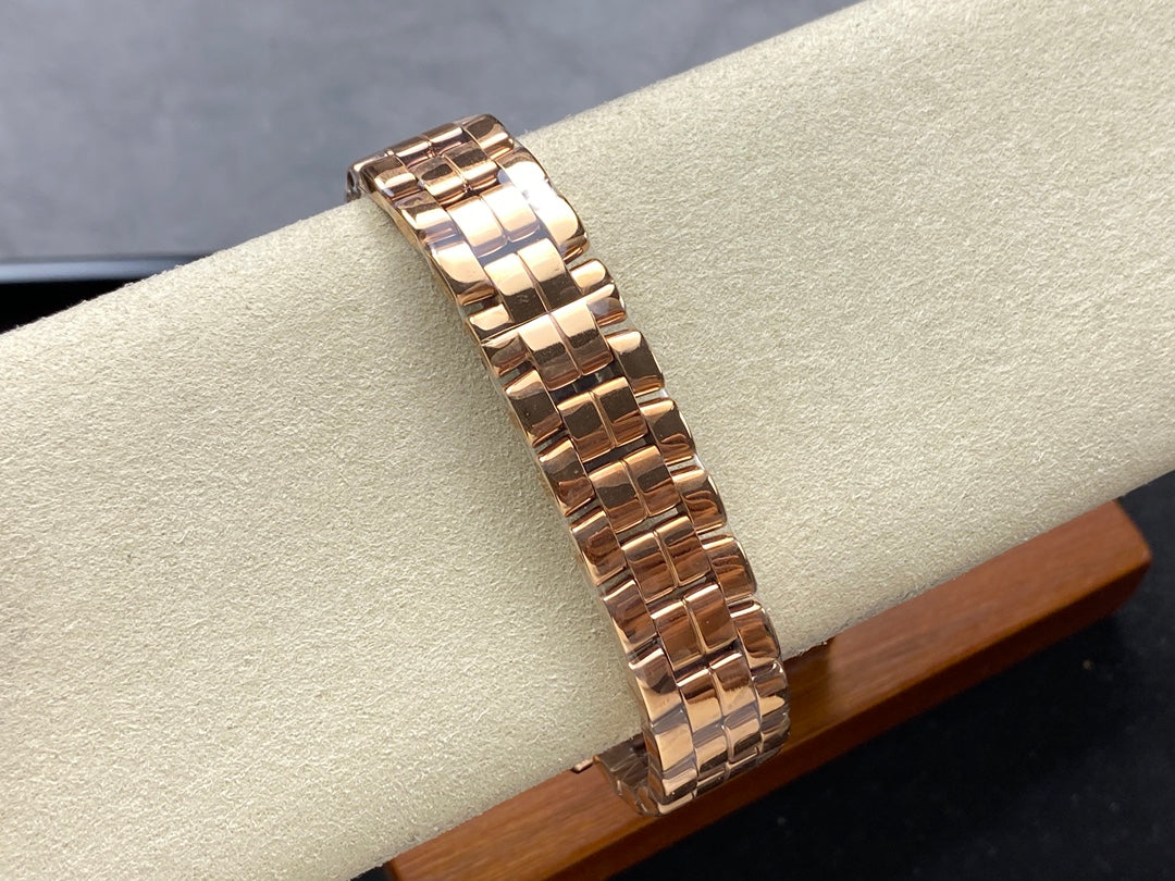 Happy Diamond 30mm Gold Blue Dial