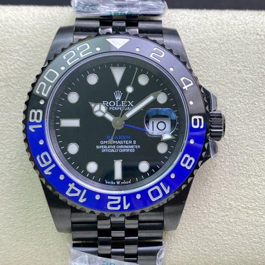 GMT-MASTER II BATMAN CUSTOM ALL BLACK
