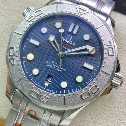 SEAMASTER DIVER 300 STAINLESS STEEL BLUE DIAL