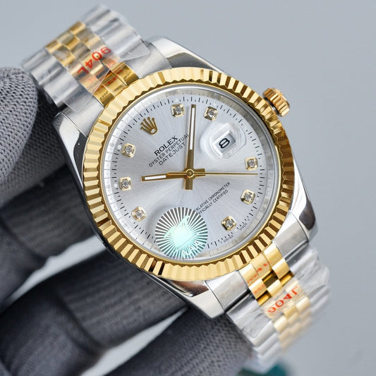 DATEJUST 41MM TWO-TONE GREY DIAL JUBILEE BRACELET