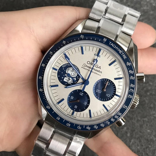 SPEEDMASTER SILVER SNOOPY STAINLESS STEEL
