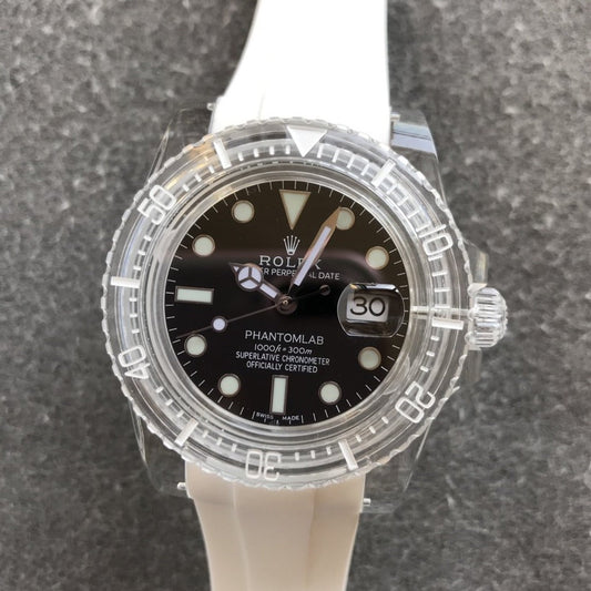 SUBMARINER DATE 40 CUSTOM SAPPHIRE BLACK DIAL