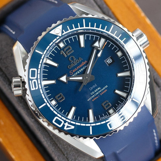 SEAMASTER PROFESSIONAL PLANET OCEAN 600M BLUE CERAMIC BLUE RUBBER
