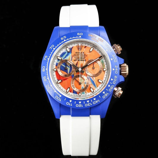 DAYTONA CUSTOM 40MM AET PICASSO BLUE CASE