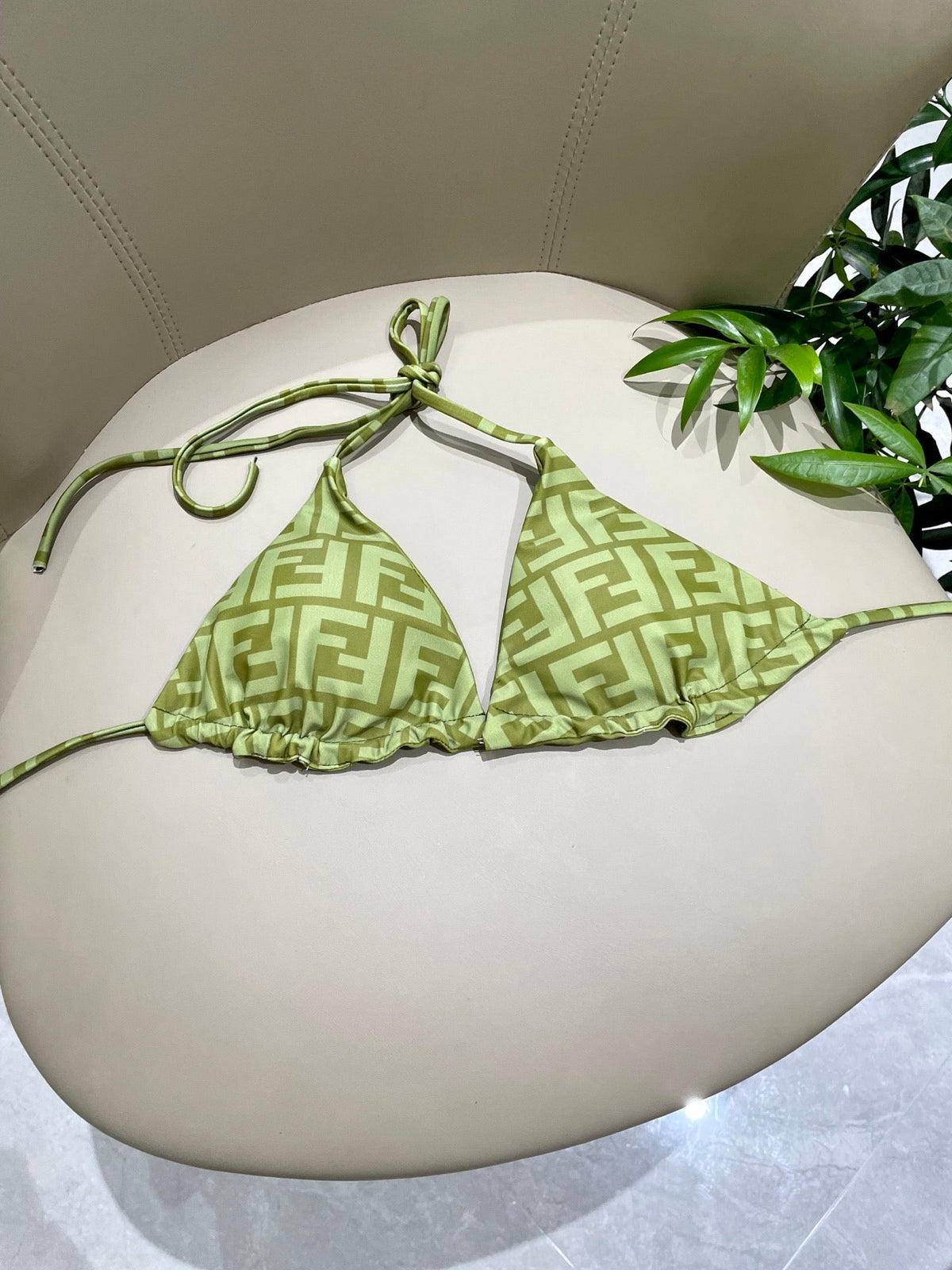 FF Swimsuit Green Polyamide 180511