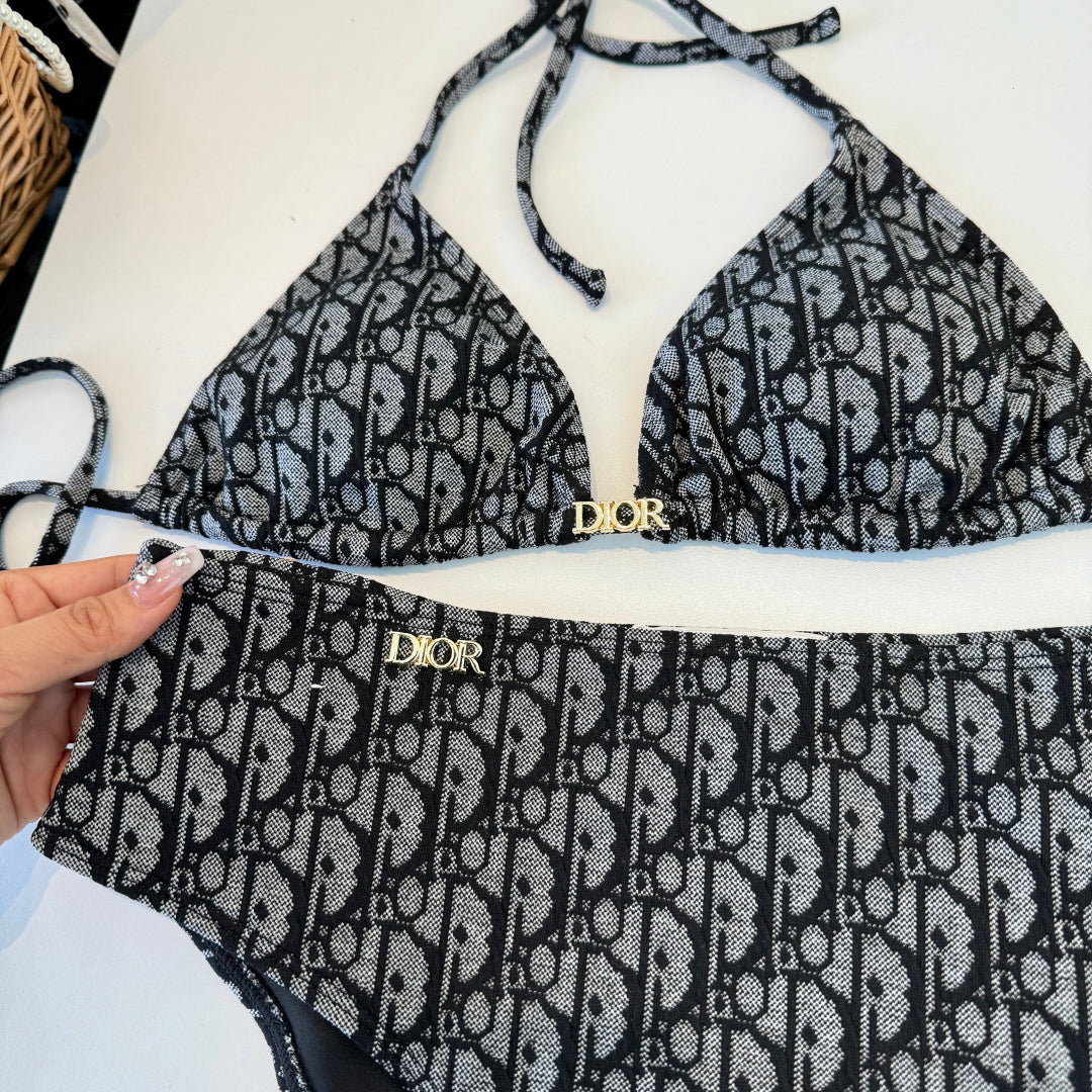 CD 26s Two-Piece Bikini Black in Polyamide 243557