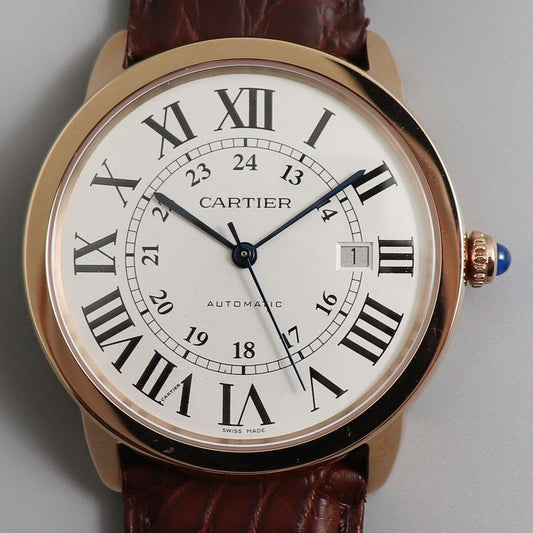 RONDE SOLO DE CARTIE 42MM ROSE GOLD WHITE DIAL