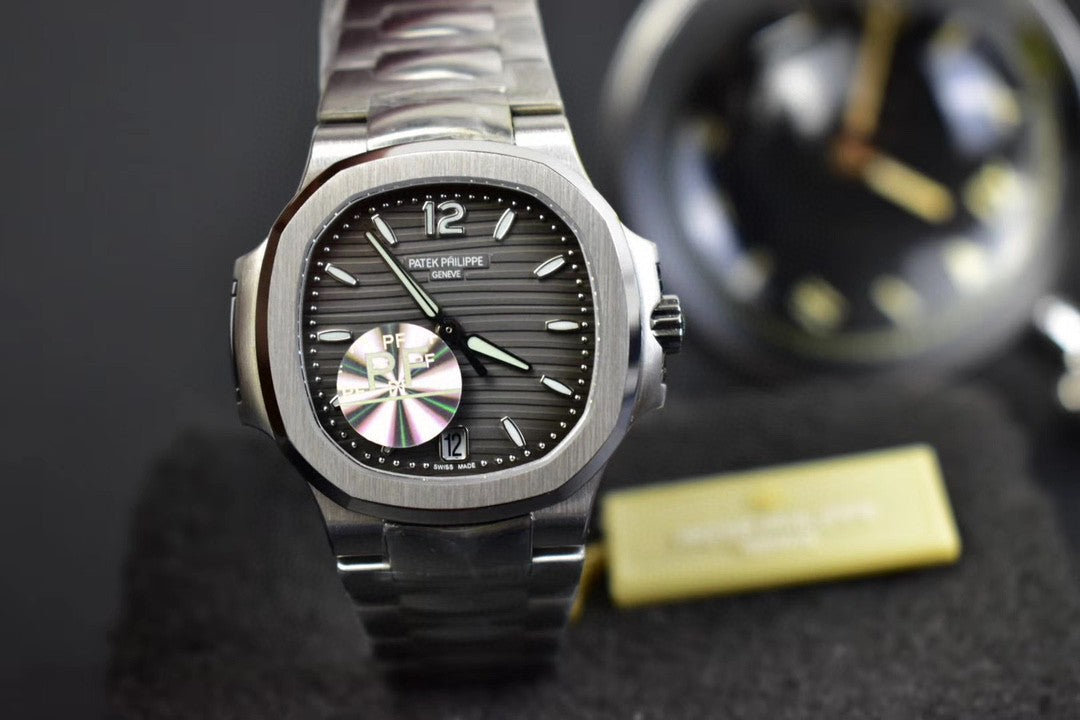 PATEK Nautilus 35mm Silver Black Dial