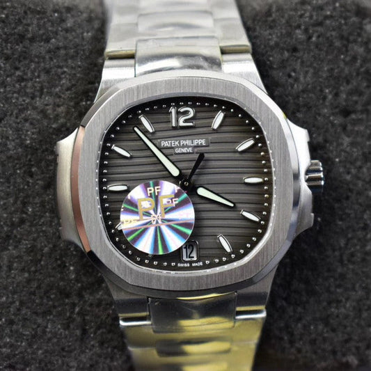 PATEK Nautilus 35mm Silver Black Dial