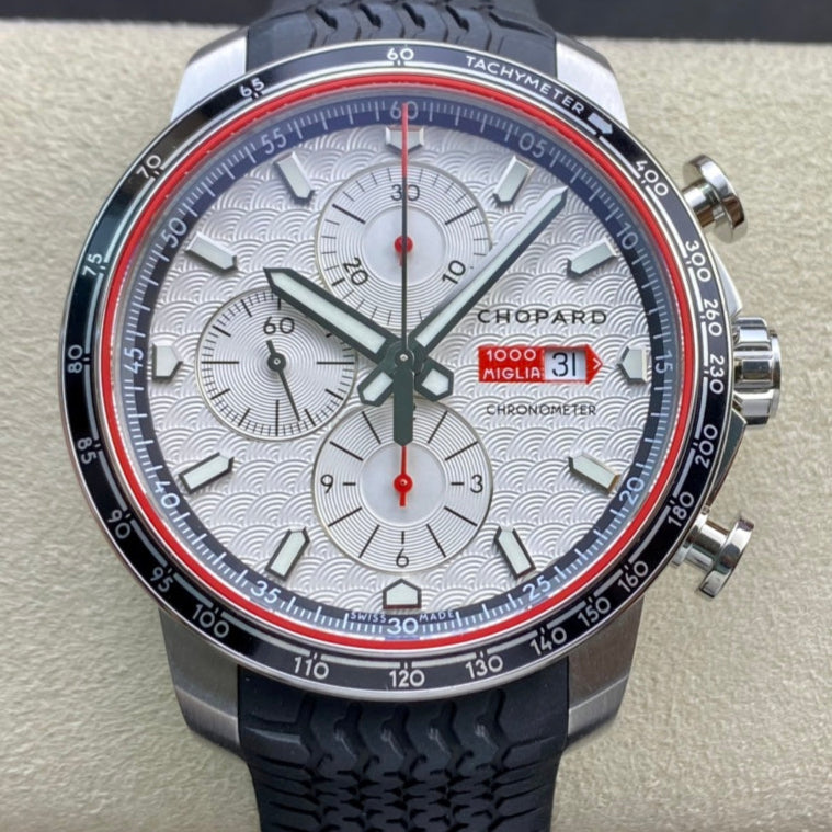 Mille Miglia 44mm White Dial