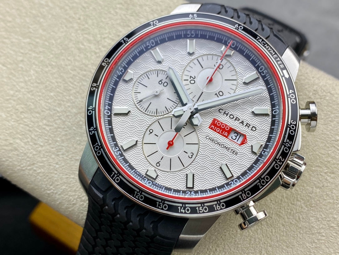 Mille Miglia 44mm White Dial