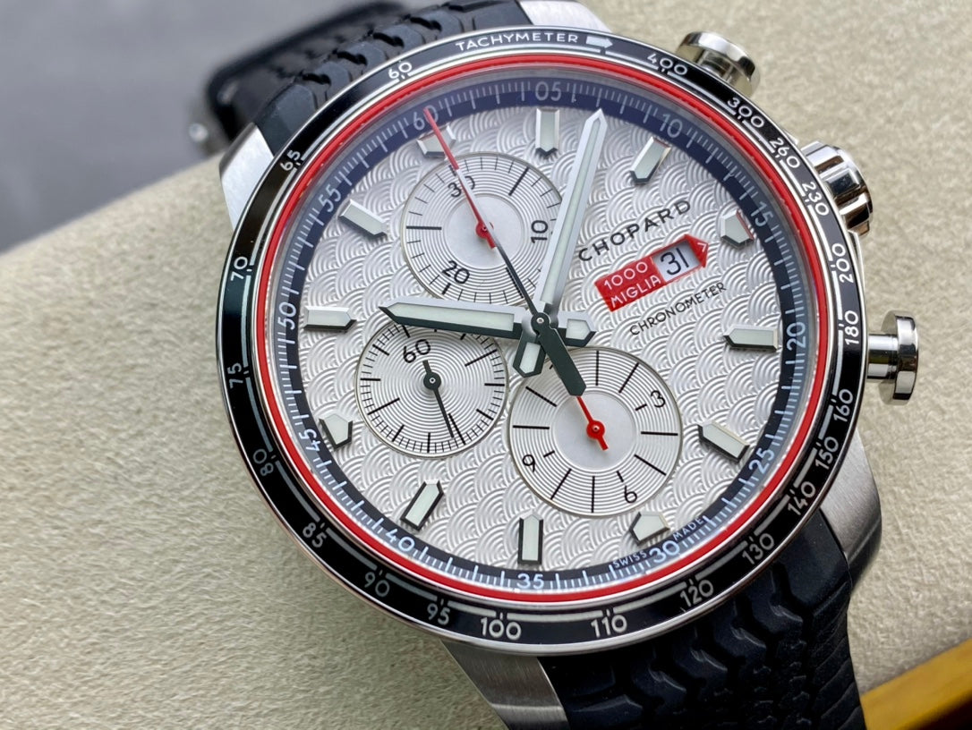 Mille Miglia 44mm White Dial