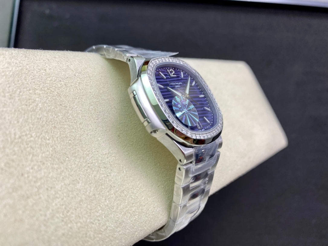 PATEK Nautilus 35mm Silver Blue Dial