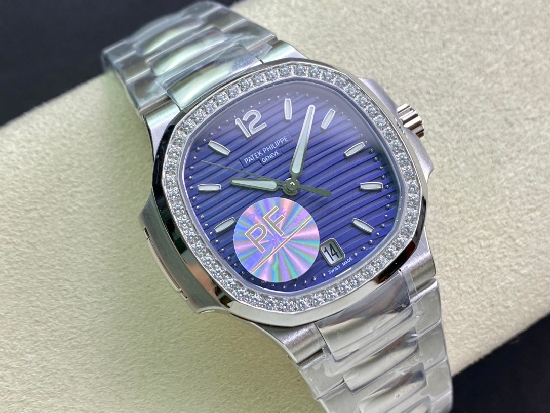 PATEK Nautilus 35mm Silver Blue Dial