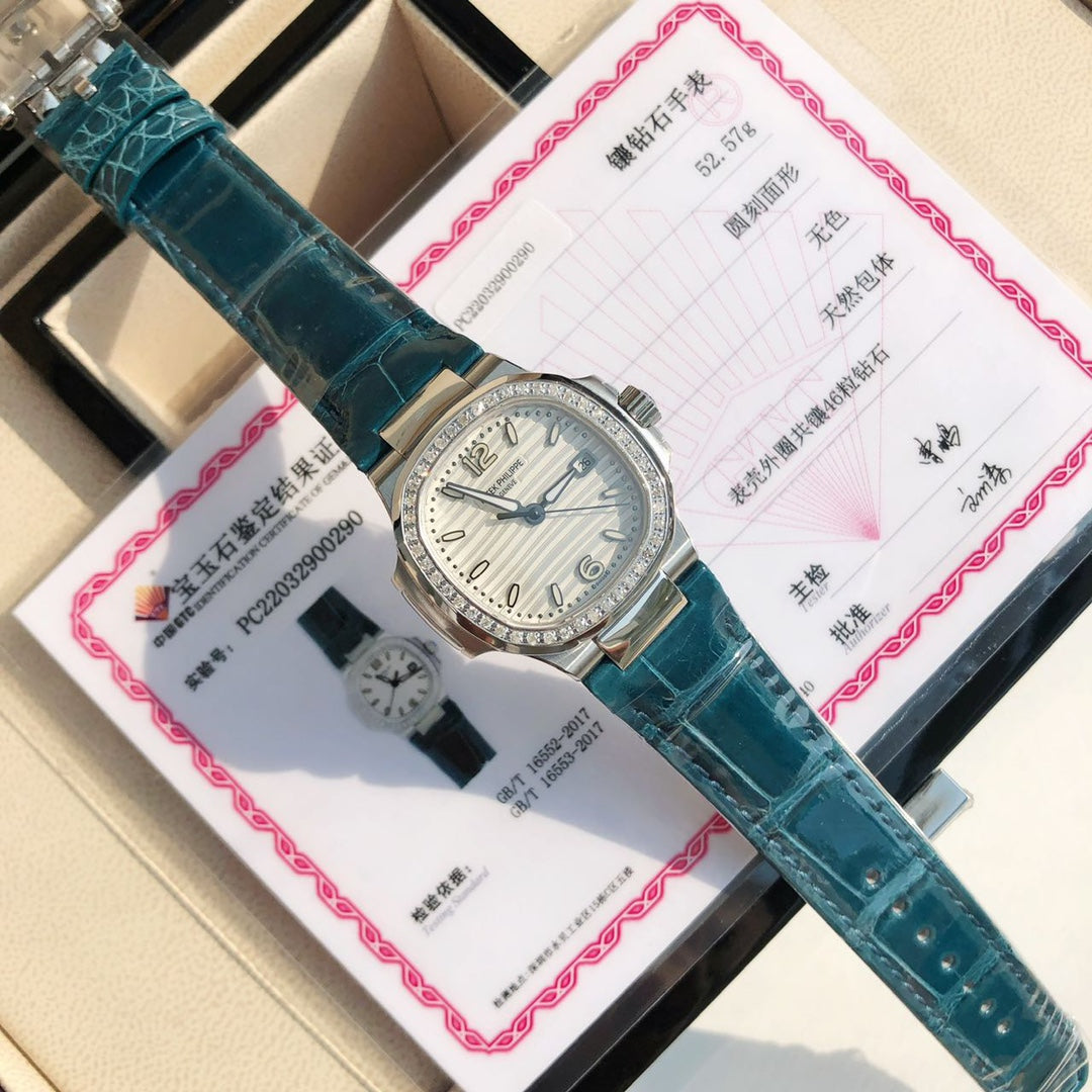 PATEK Nautilus 32mm Silver White Dial