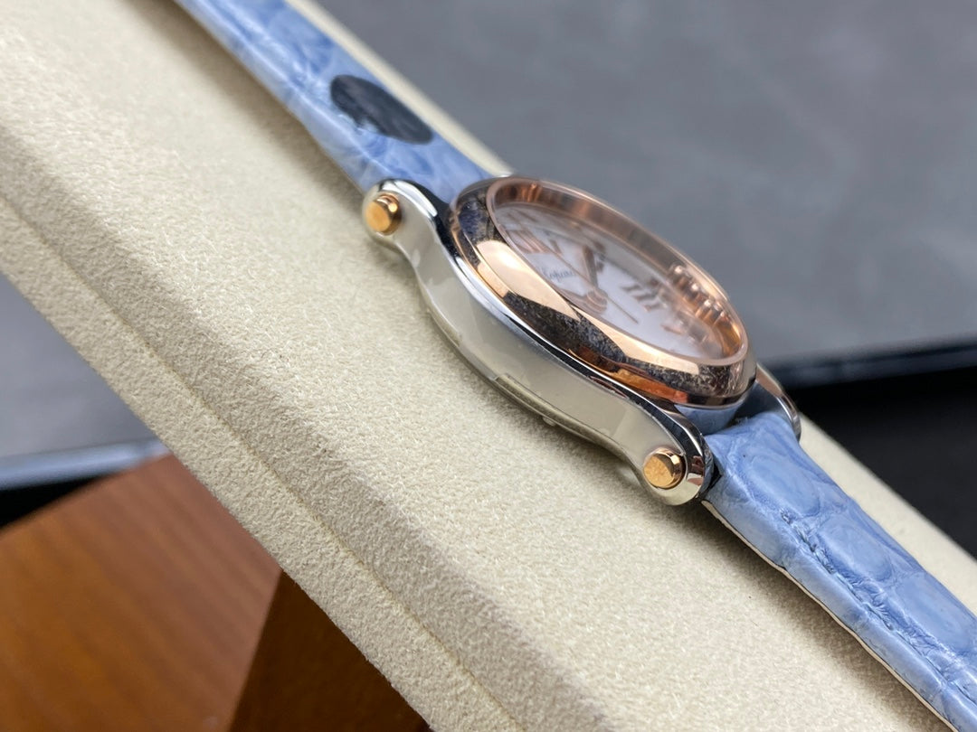 Happy Diamonds 30mm Pink Gold White