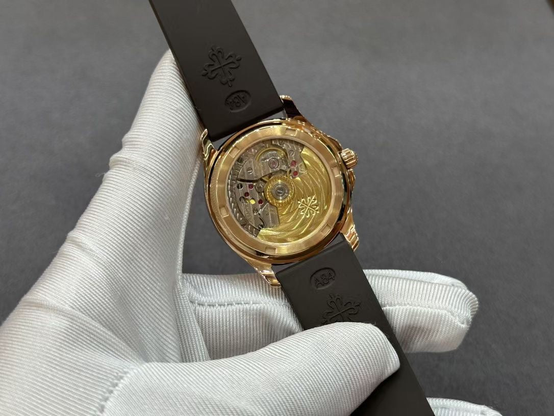 PATEK Aquanaut 35.6mm Pink Gold Back Dial