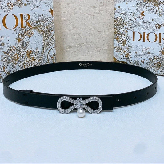 Dior 2026 Le Nœud de Dior Belt 1.8cm Calfskin