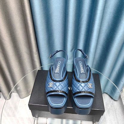 Chanel 2026 Platform Sandal Cowhide 712347
