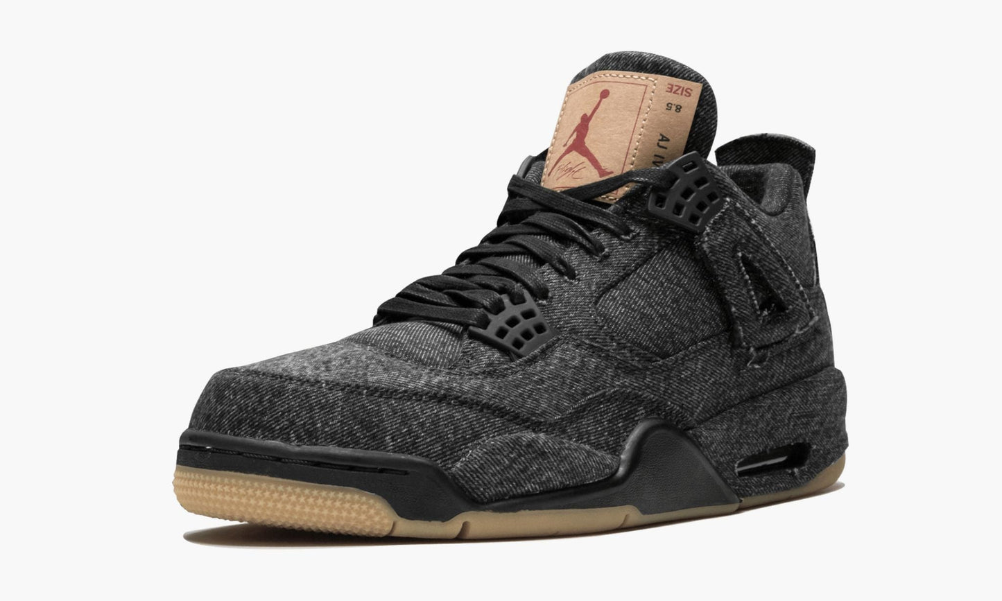 Air Jordan 4 Retro Levis NRG Black Levis Sneakers - Fresh Drop