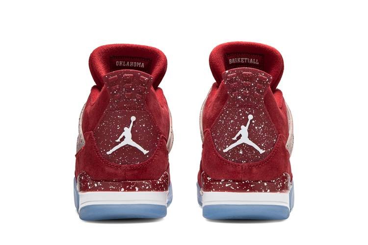 Air Jordan 4 Retro Oklahoma Sooners Sneakers - Archive Edition