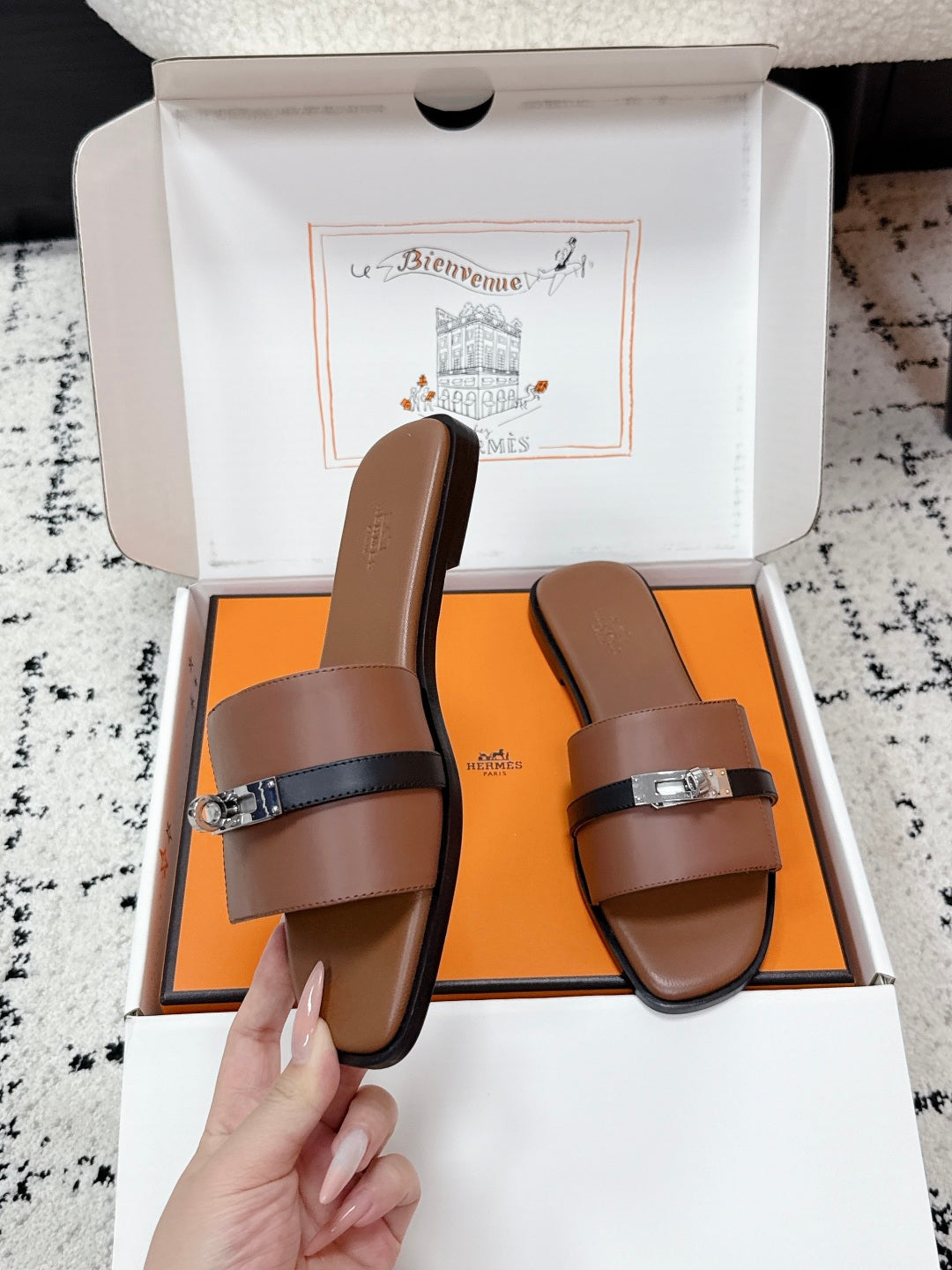 Hermes 2026 Giulia Sandal Calfskin