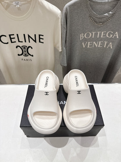 Chanel 2026  Platform Wedge Sandal 50mm Lambskin 713053