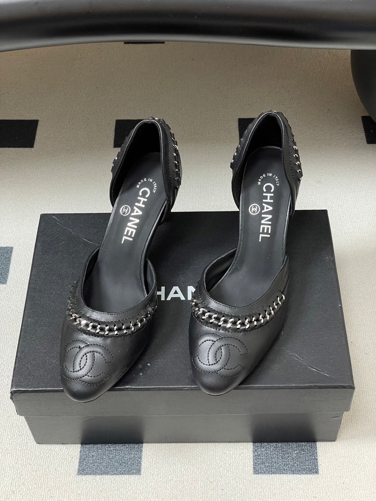CC 2026 Embroidered Heel 70 Mary Jane Sheepskin