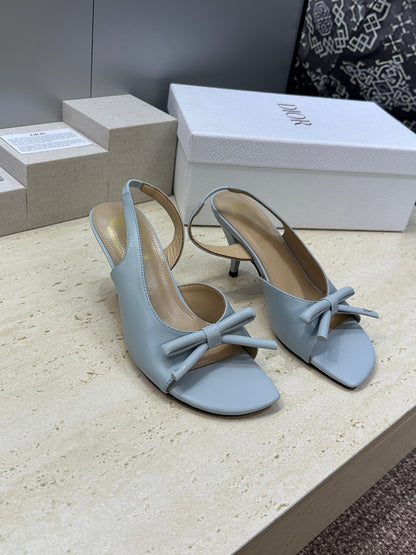 Dior 2026 Bow Heeled Slingback Sandal 607567