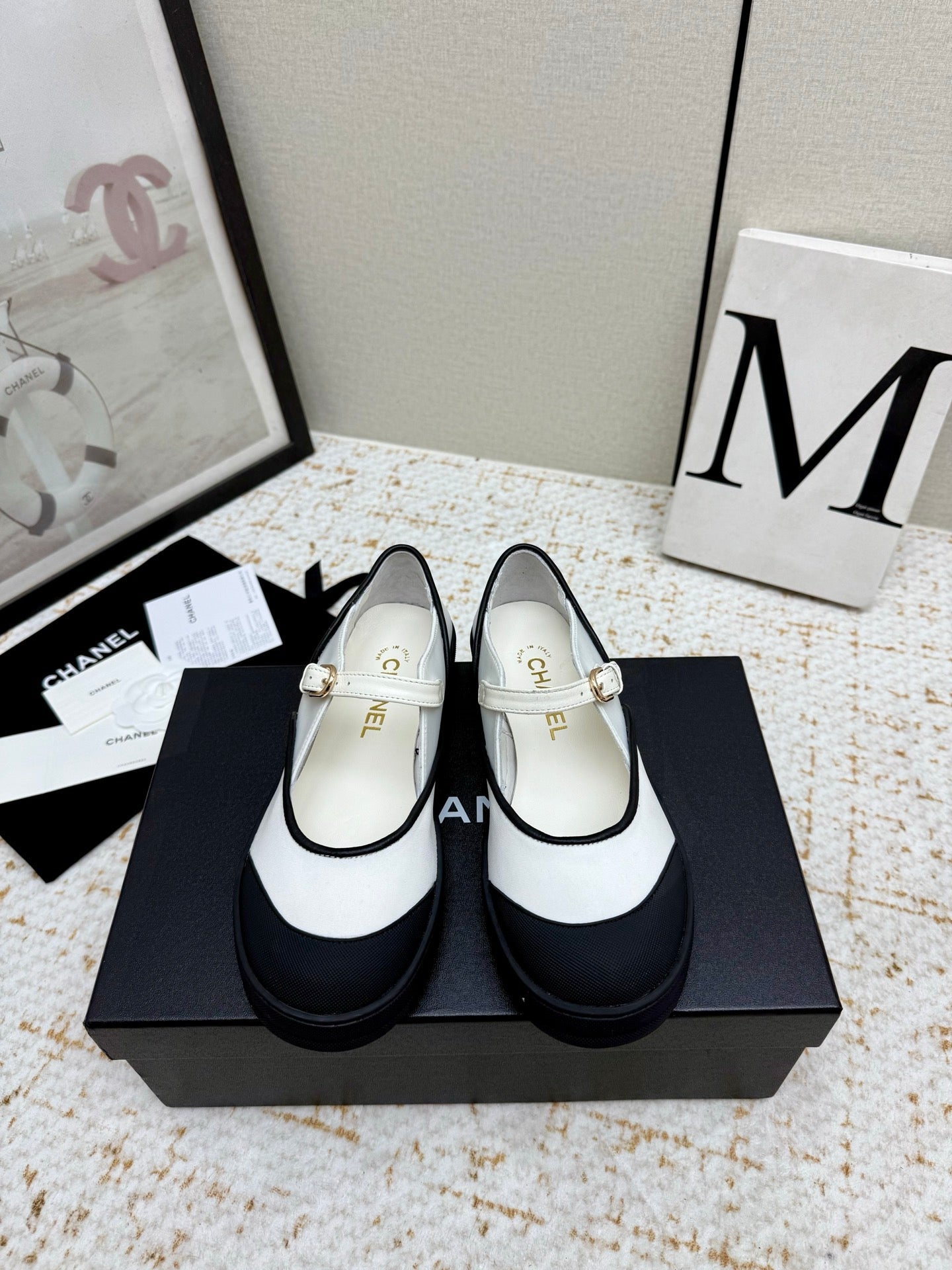 Chanel 2026 Coco Beach Mary Jane Shoes Synthetic Fabric Rubber 790967