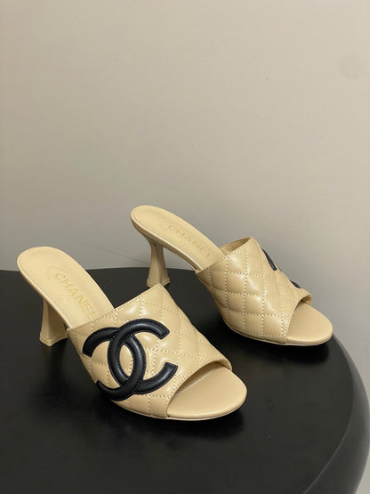 Chanel 2026 High-Heeled Sandals Lambskin Sheepskin 834712