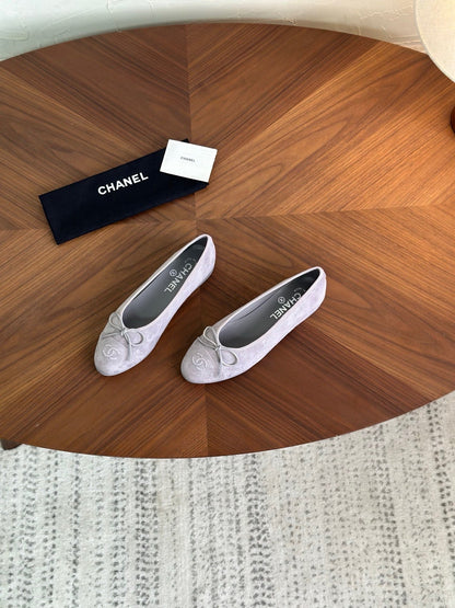 Chanel 2026 Ballet Flat Lambskin And Suede 907860