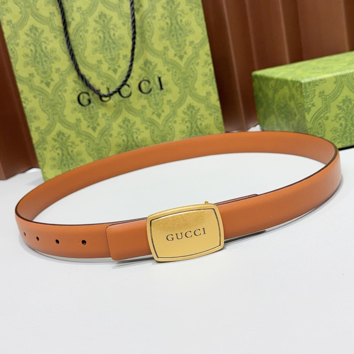 Gucci Belt 2.5cm Grain Cowhide 213030
