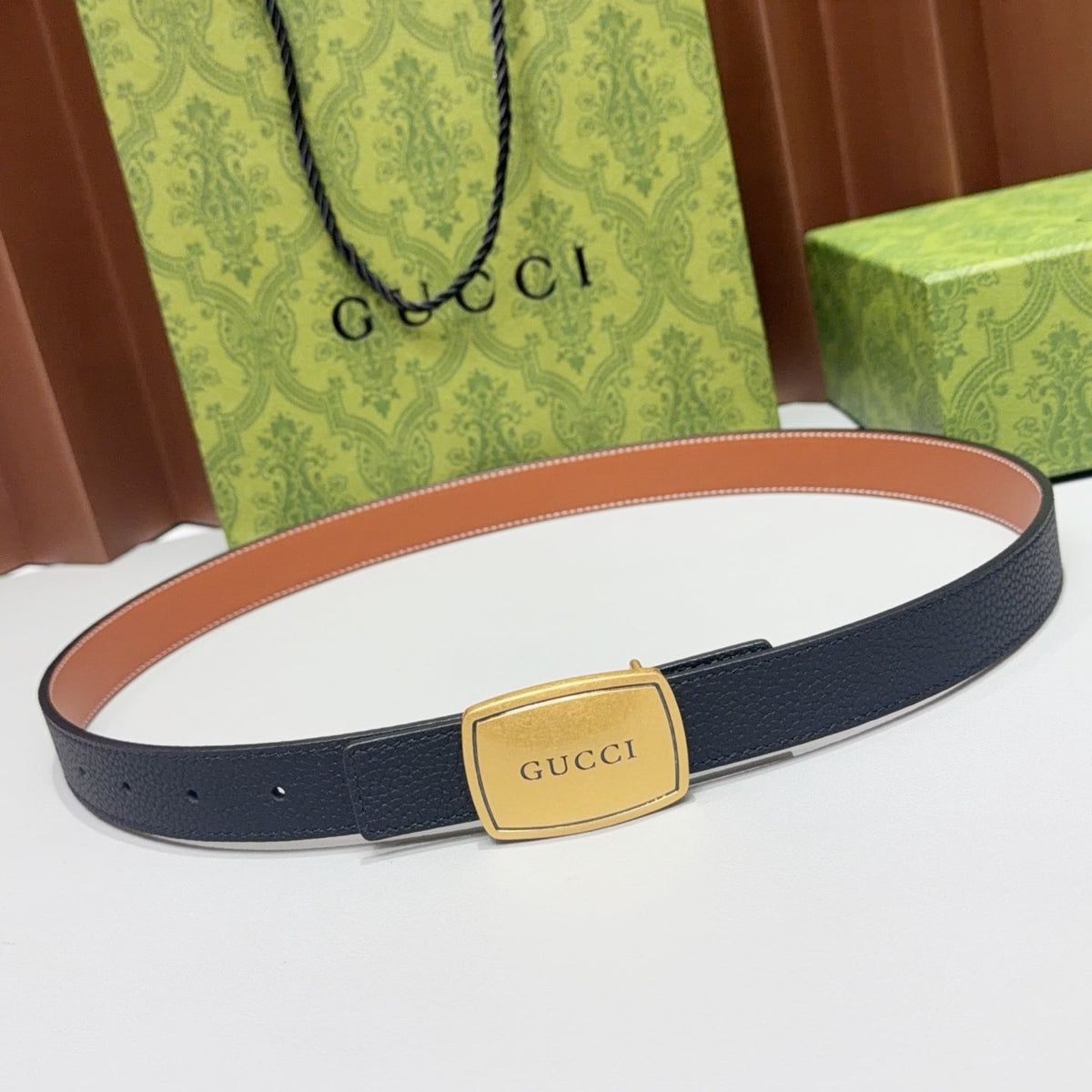 Gucci Belt 2.5cm Grain Cowhide 213030