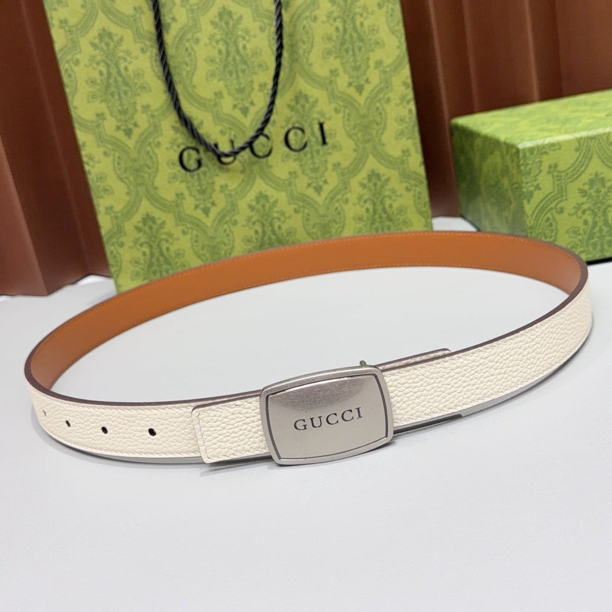 Gucci Belt 2.5cm Grain Cowhide 213030