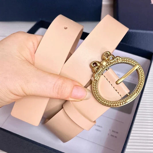 Dior 2026 Médaillon Belt 30mm Cowhide