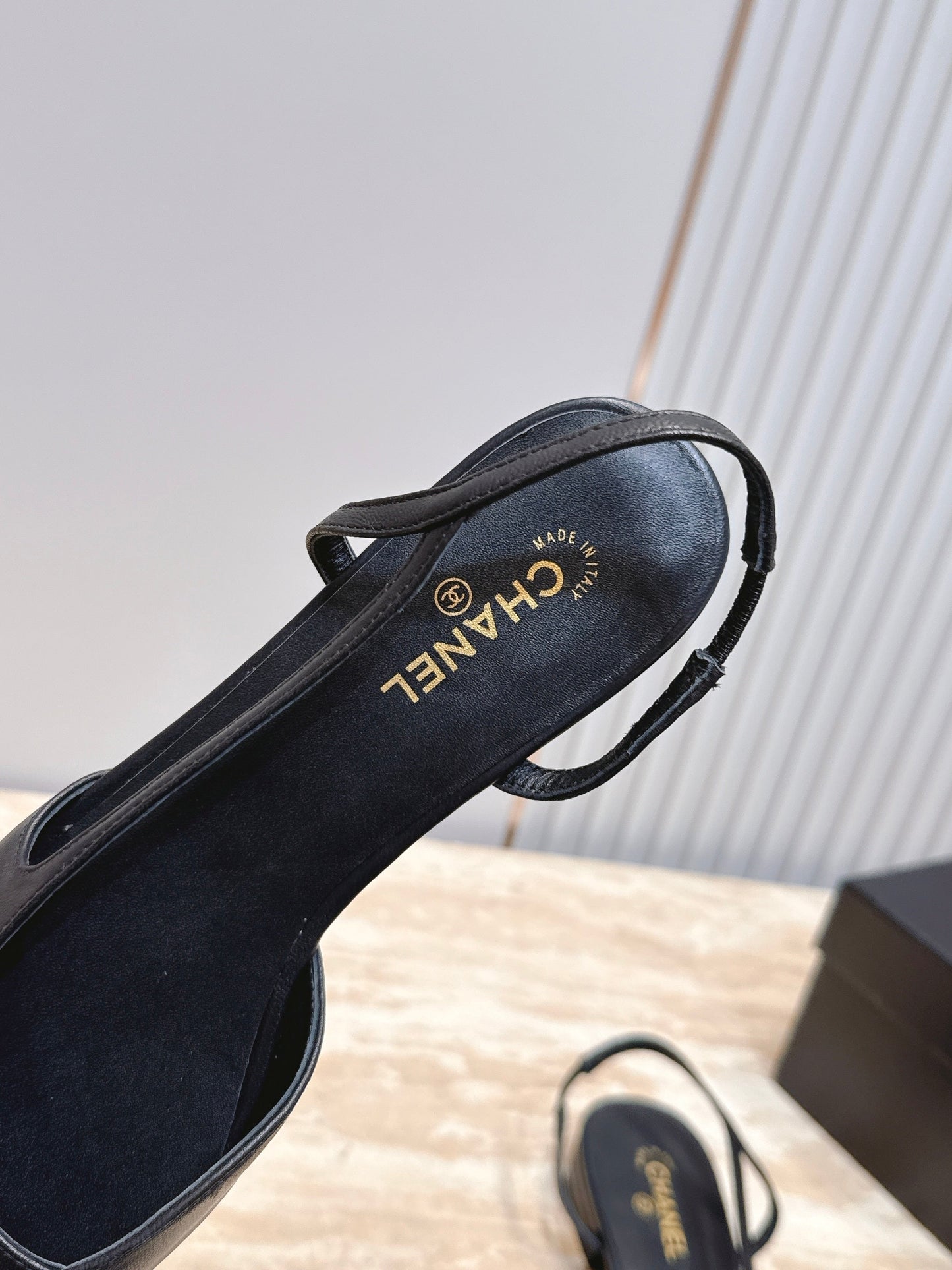 Chanel 2026 Slingback Fabric Calfskin 898954