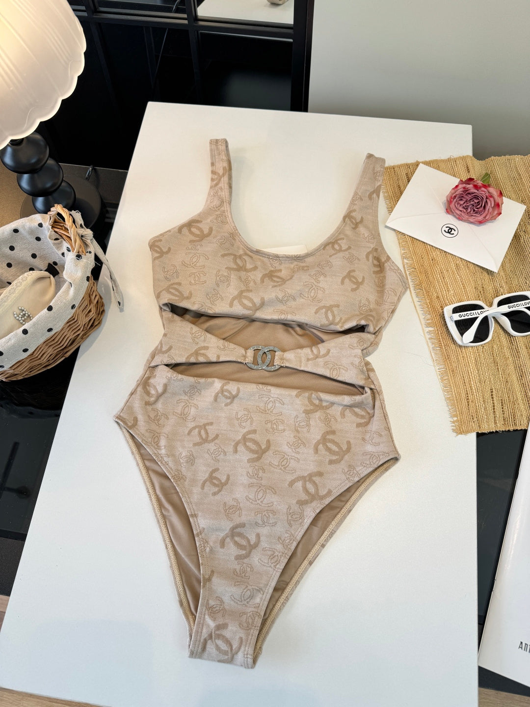 Chanel One-Piece Swimsuit 185851