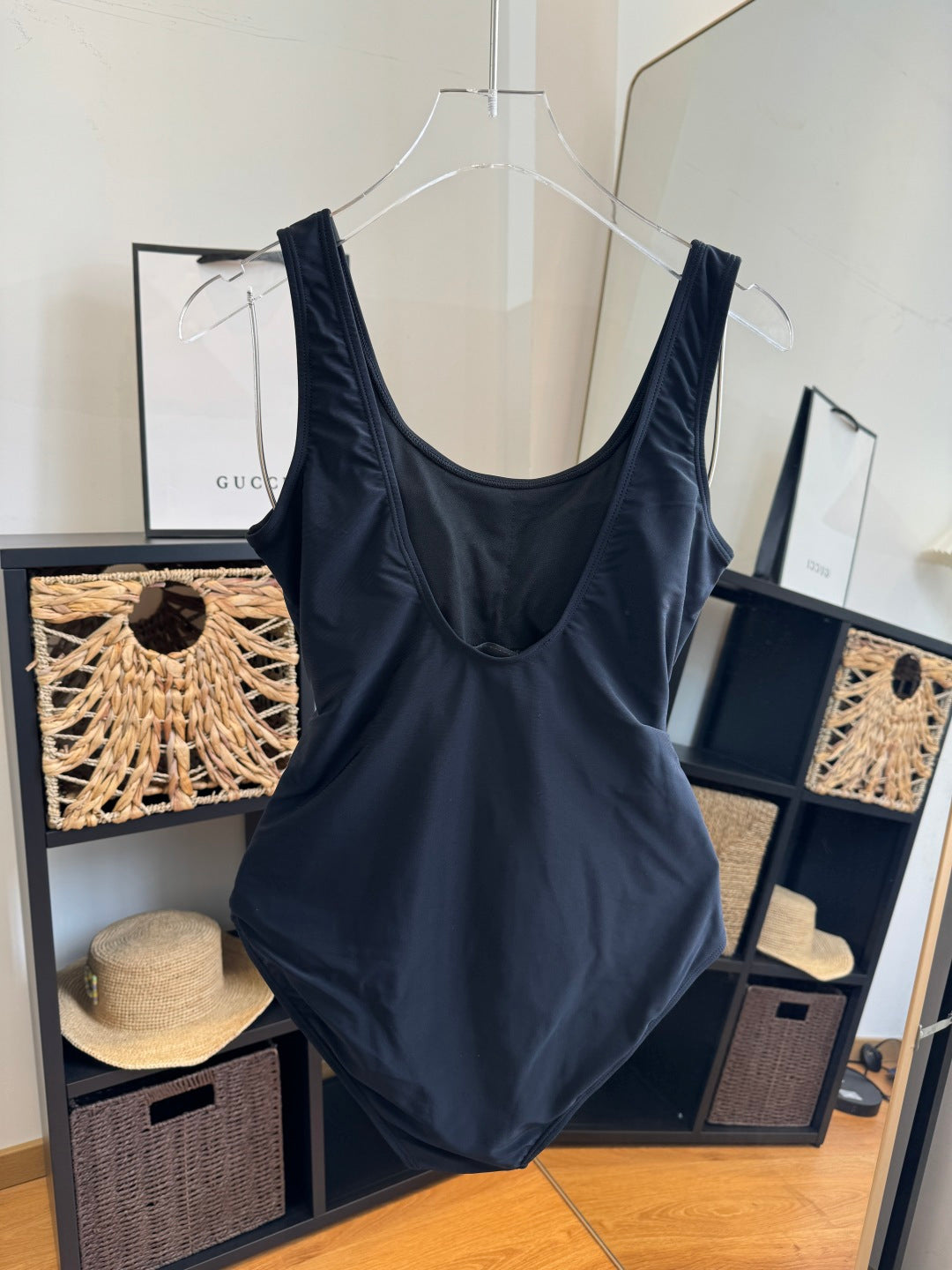 Gucci 26s One-Piece Black Cotton 184231