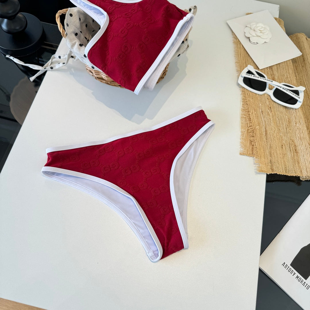 Gucci 26s Two-Piece Red Cotton 184235