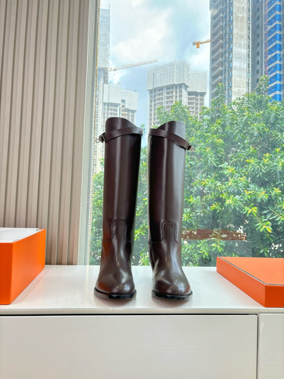 Hermes 2025 Boot Dark Brown Calfskin 506866