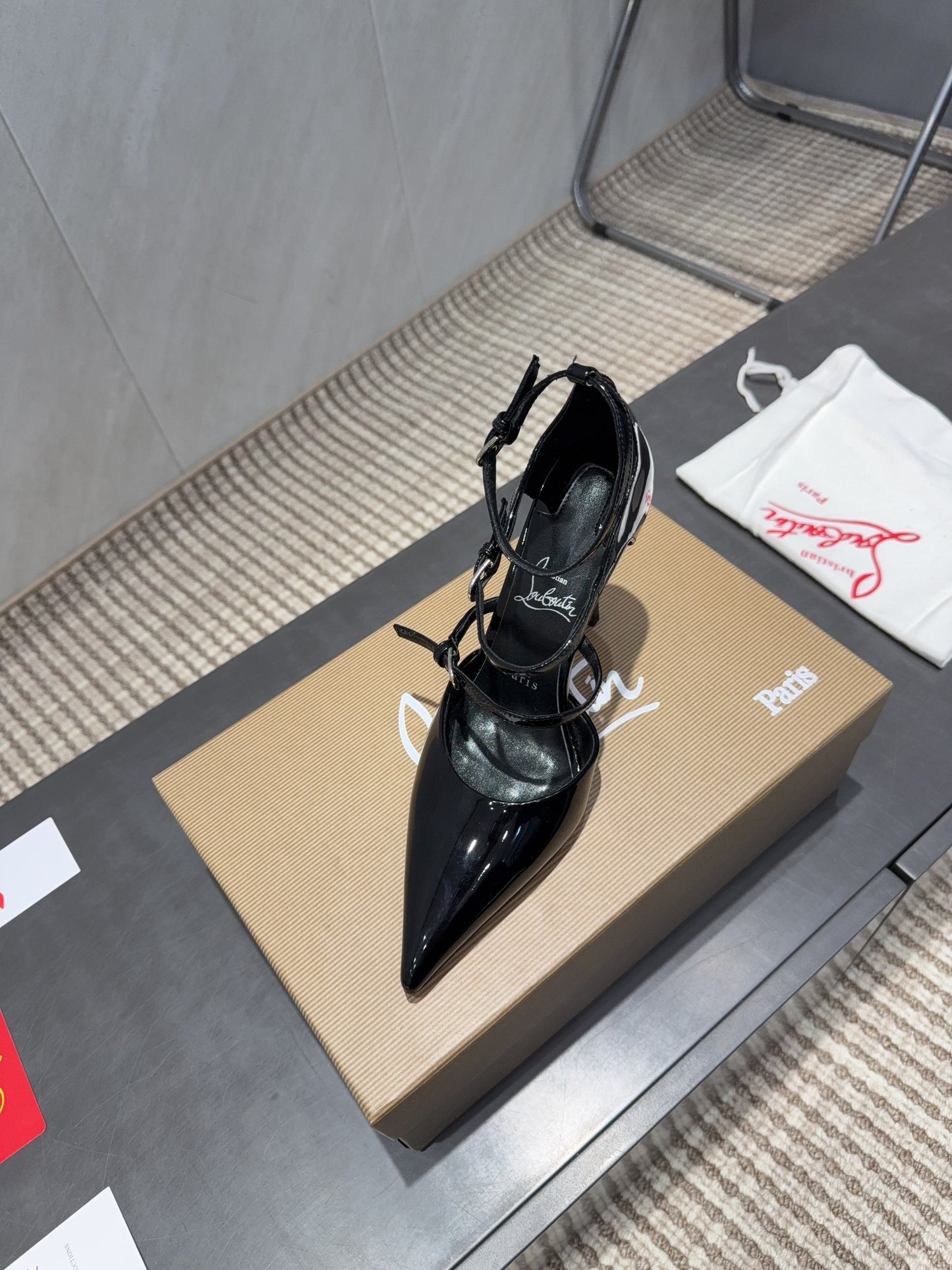 CL 26SS High Heel Pump 100 Black Patent Leather 613869