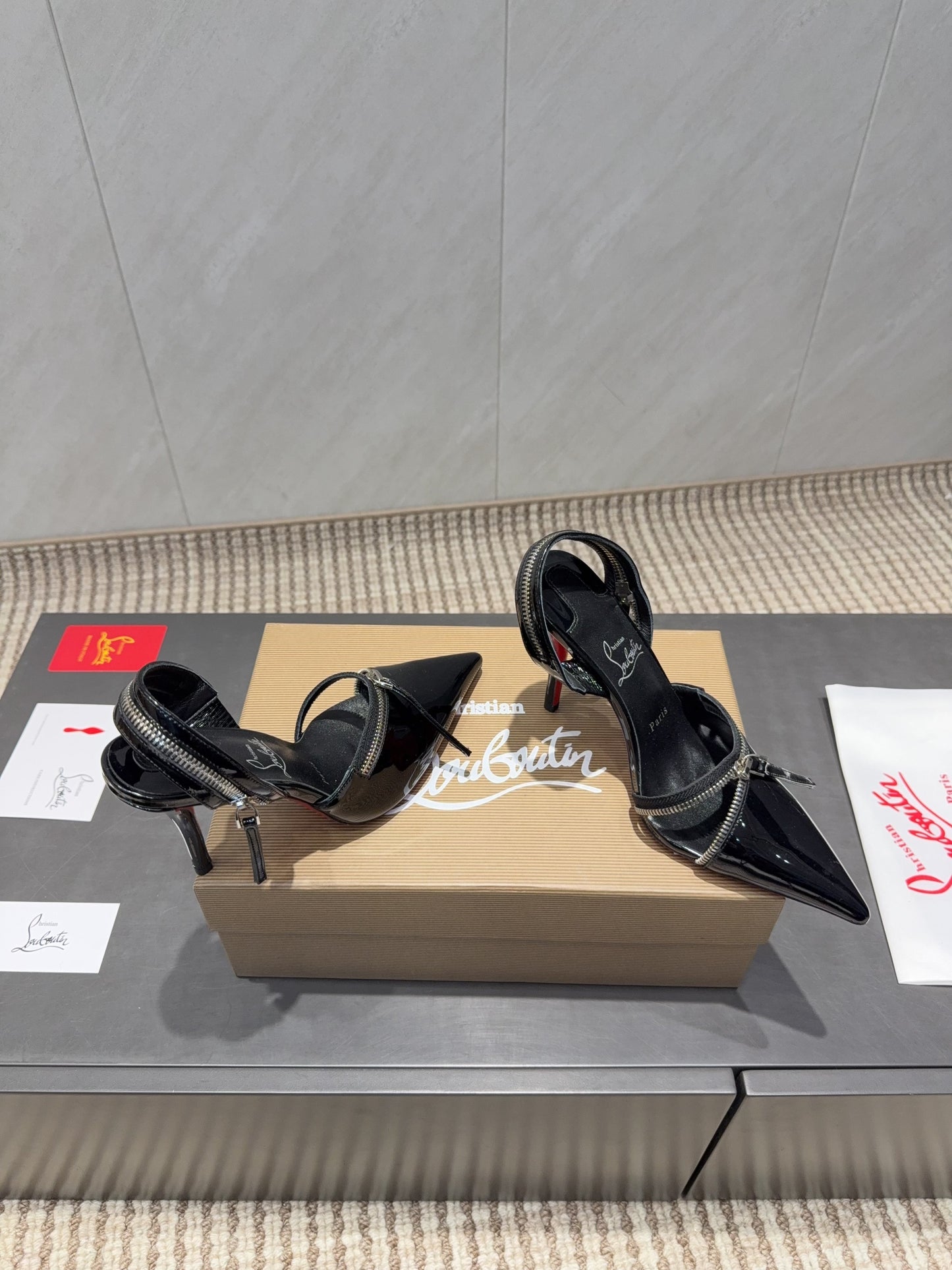 CL 26SS Slingback 100 Black Patent Leather 613787