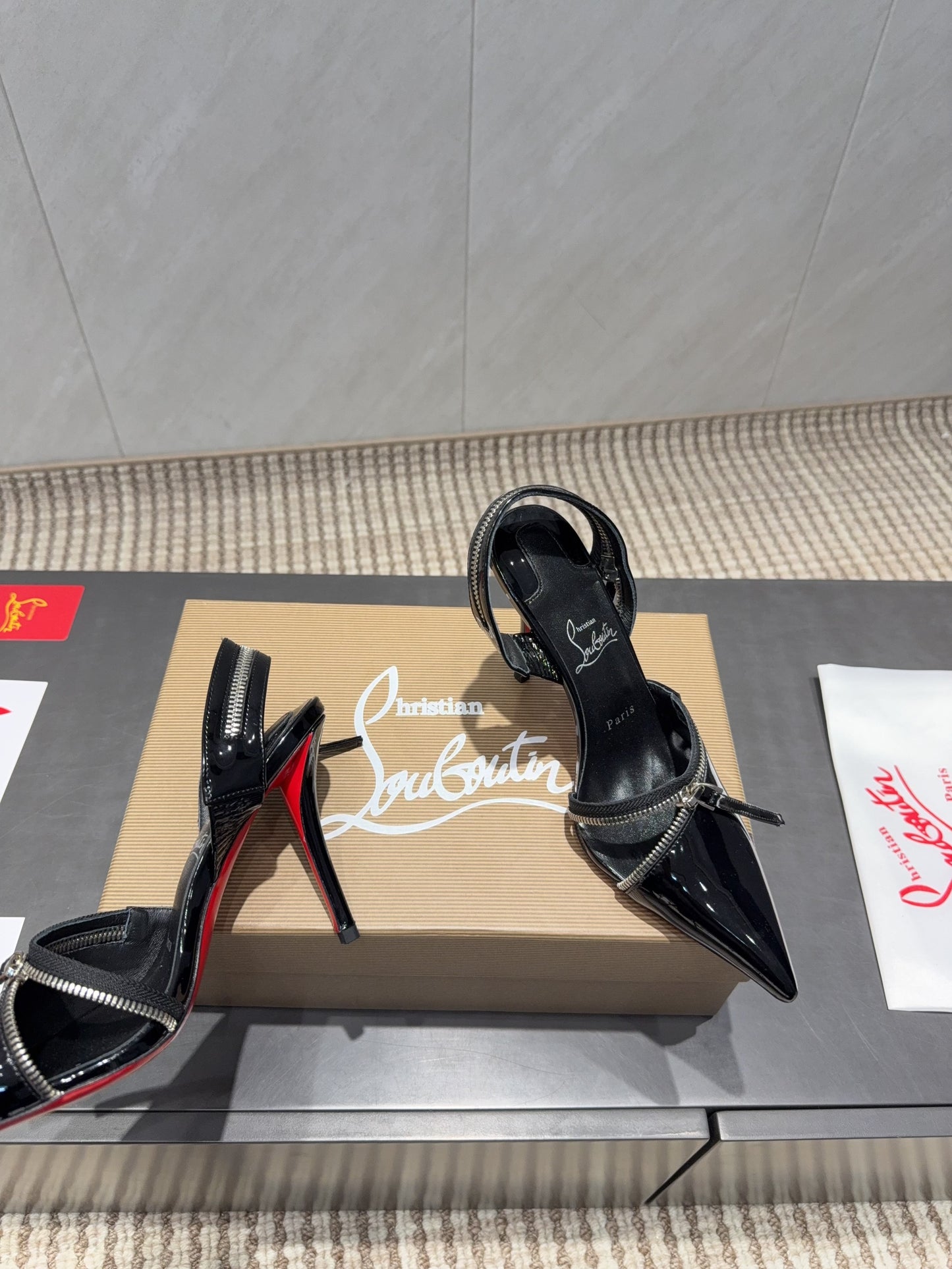 CL 26SS Slingback 100 Black Patent Leather 613787
